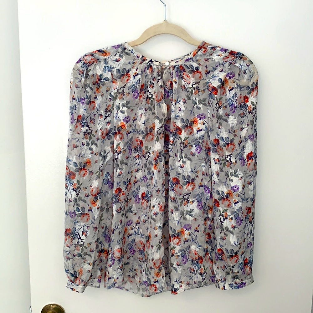 Rebecca Taylor Floral Blouse